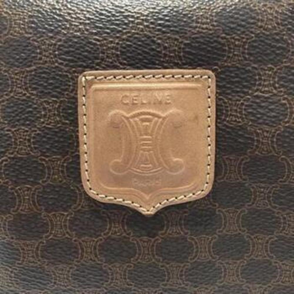 Celine Handbag Brown Pattern Macadam - image 4